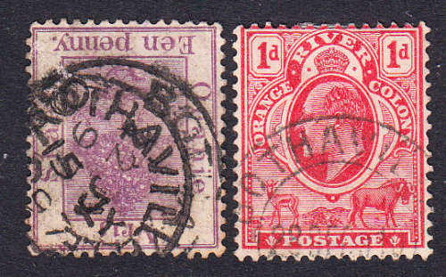 Orange Free State BOTHAVILLE postmark