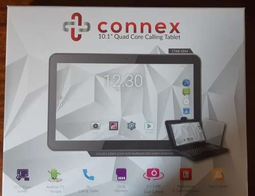 Connex 10.1" 2 GB Quad Core Calling tablet in box , used    (postage R100.00)