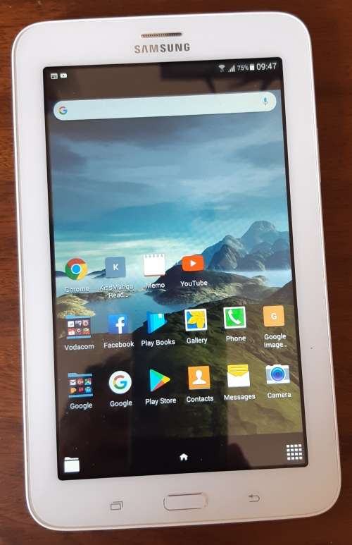 Samsung Galaxy 7." Tab 3 Lite 8GB WiFi tablet , used