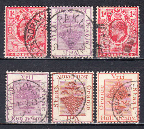 Orange Free State postmarks , used