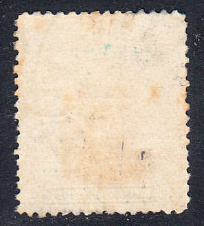 BSAC 1913 KG V 3s chestnut & blue (Die III, Perf 14) , used   (vertical crease,SACC 274b , CV R3000)