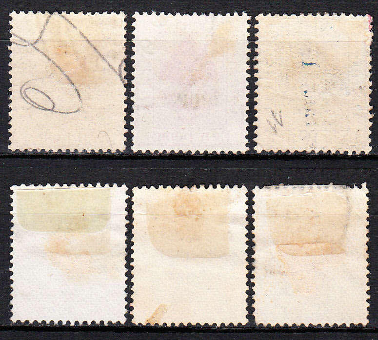 Orange Free State 1900 TF TELEGRAPHS revenue stamps, used