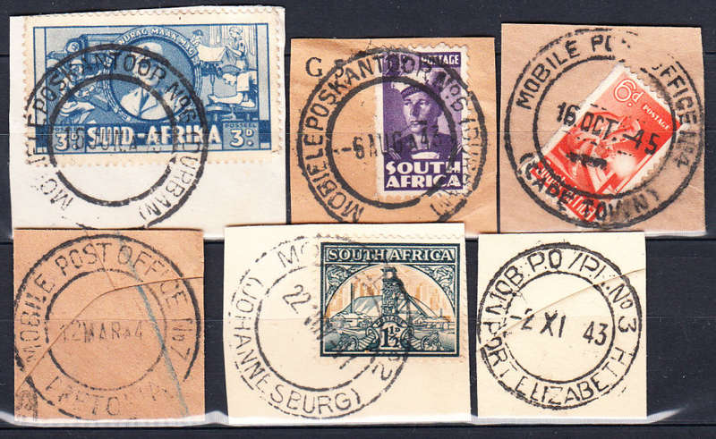 South Africa Mobile Post office postmarks