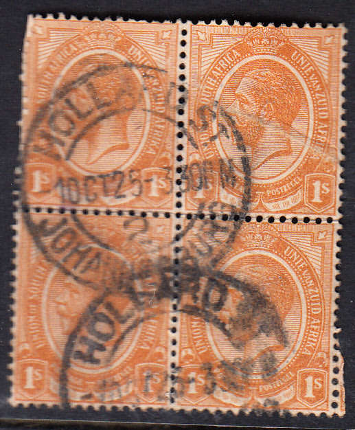 South Africa 1925 HOLLARD STREET JHB postmark , used (Putzel RR)