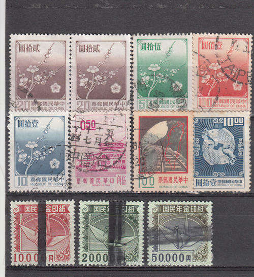 China selection , used        ( 3 scans , fair condition, some faults )