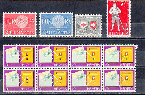 Helvetia selection , MNH         ( 3 SCANS )
