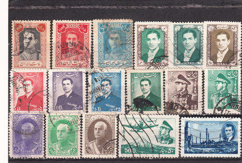 Iran part sets , used      ( 6  SCANS )