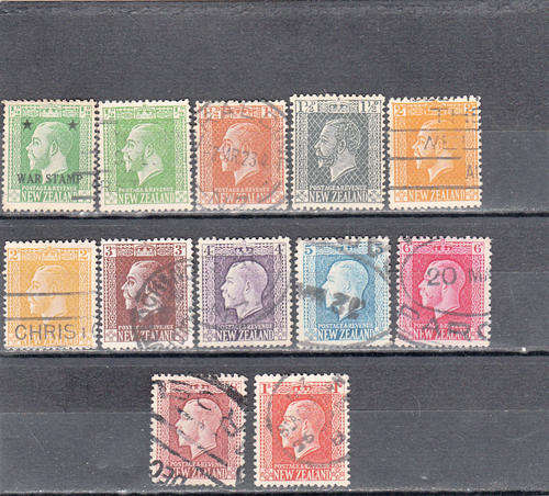 New Zealand KGV part set , used
