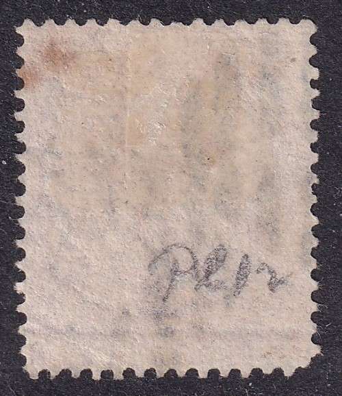 GB QV 1865-67 4d vermillion , plate 12 (27), used