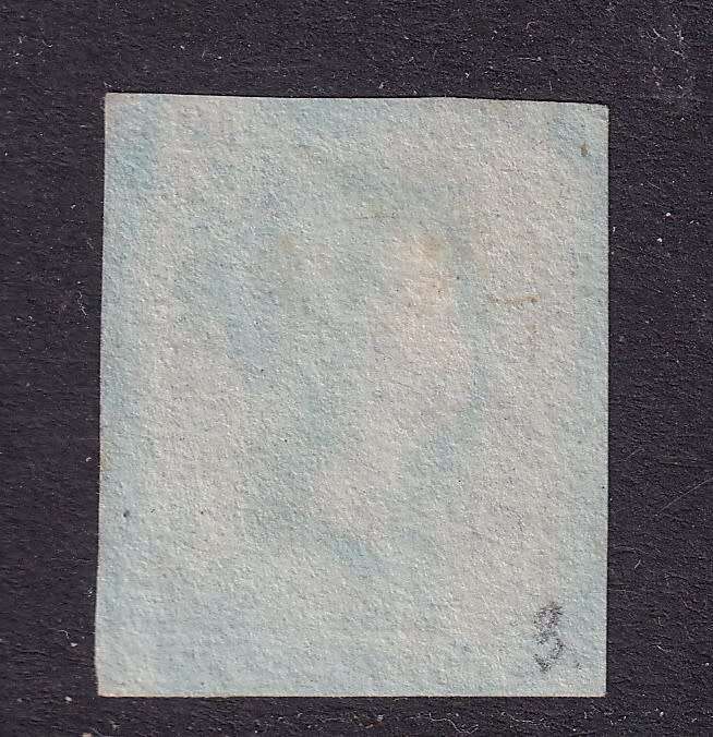 GB 1854-79 QV 2d Penny blue imperforated  (W2), used