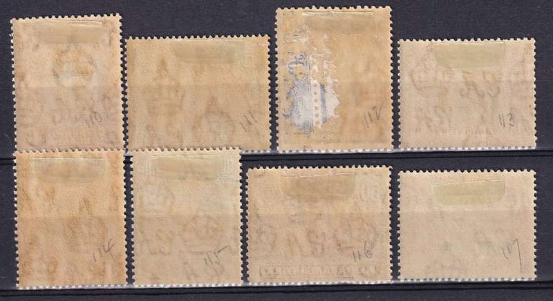 Kenya Uganda Tanganyika (KUT) 1935-37  KG V part set , M/H