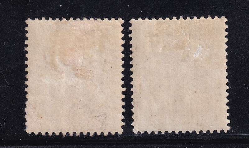 Orange Free State 1897 1//2d & 1s set, M/H                         (SACC 47, 48, CV R400)