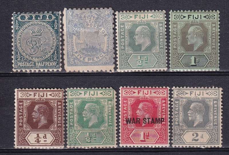 Fiji KG V part sets, M/H