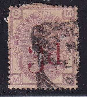 GB 1880-83 QV 3d on 3d ,used