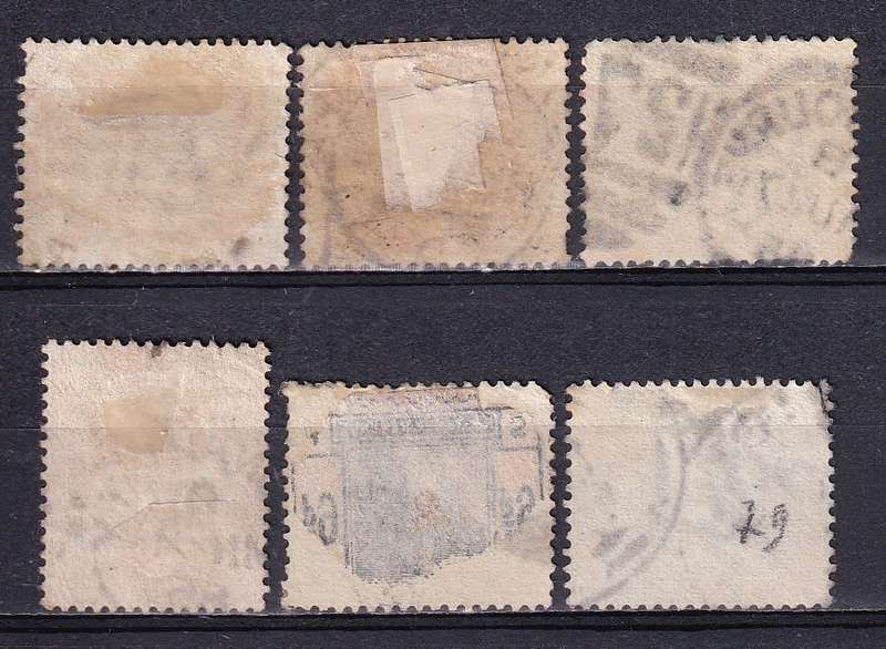 GB 1883-84 QV part set (W49), used