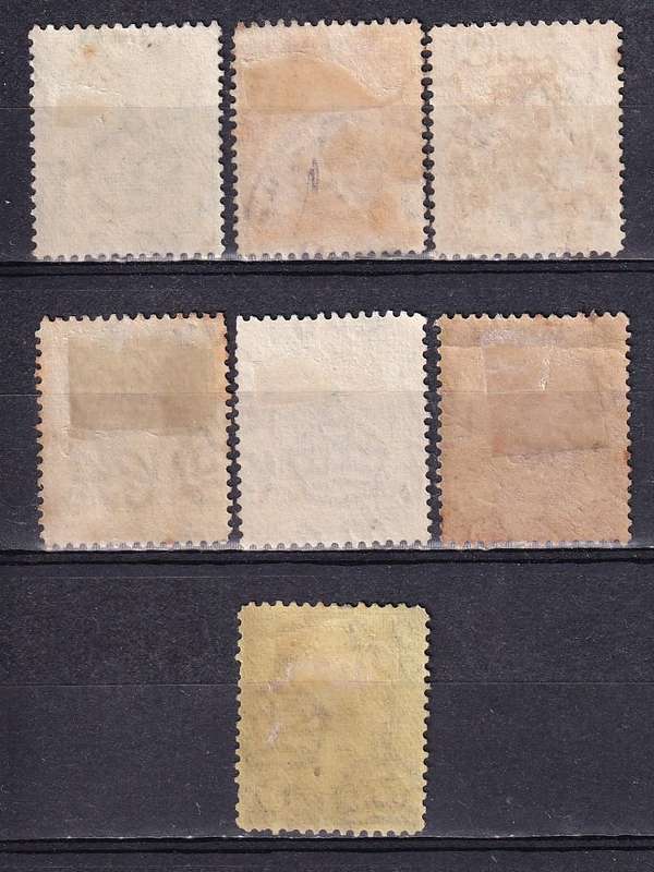 St Vincent 1921-32 KG V part set , used         ( SG 131-135, CV £12)