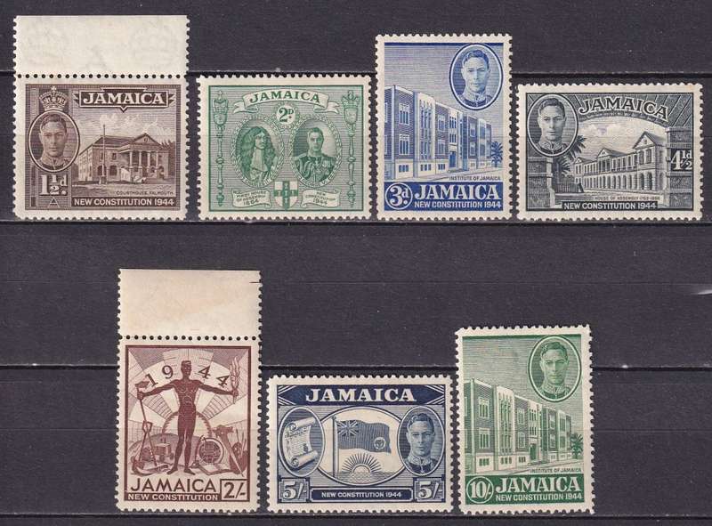 Jamaica 1945-46 KG VI Constitution set, MLH