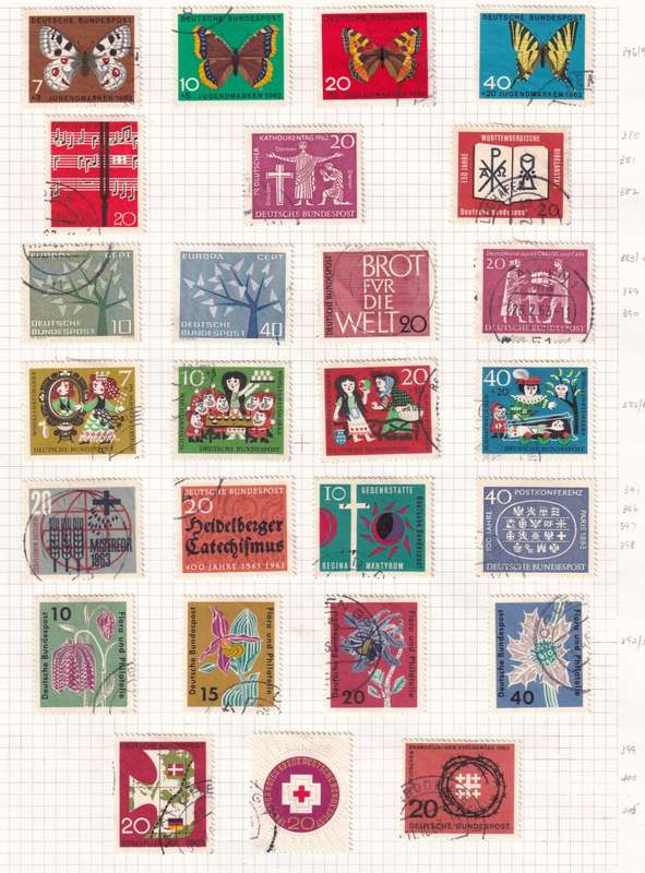 Germany 1951 >Bundespost used collection on 15 pages Lot 1