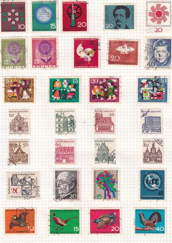 Germany 1951 >Bundespost used collection on 15 pages Lot 1