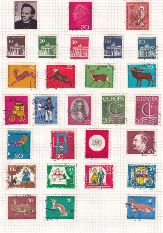 Germany 1951 >Bundespost used collection on 15 pages Lot 1