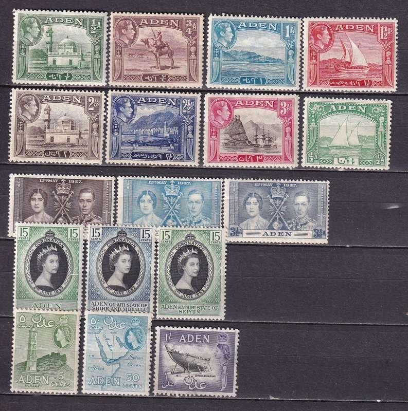 Aden 1939 > part sets , M/H