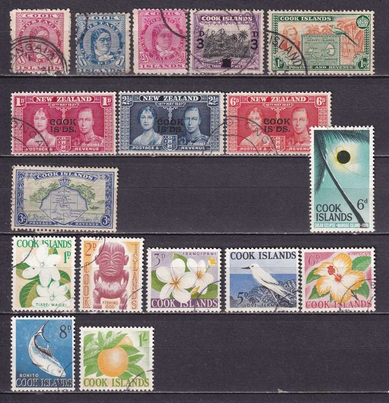 Cook Islands 1893 > lot , used