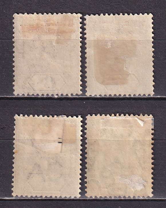 Grenada 1895> QV & KE part sets , M/H