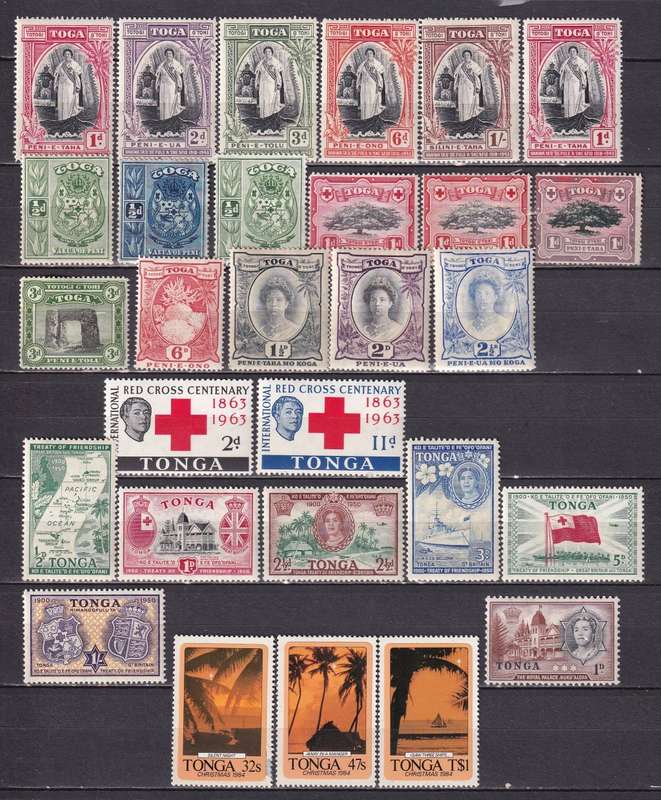 Tonga 1944 , 42 & 51 sets , M/H