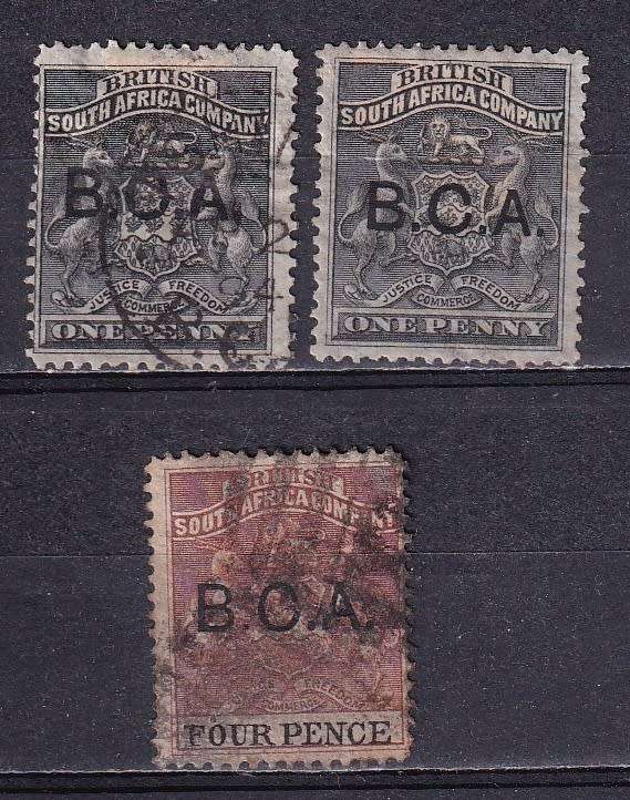 British Central Africa (Nyasaland) 1891-95 1d overprinted B.C.A. , used