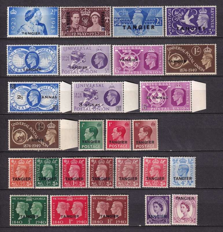 GB post offices abroad ( Tangier) , M/H