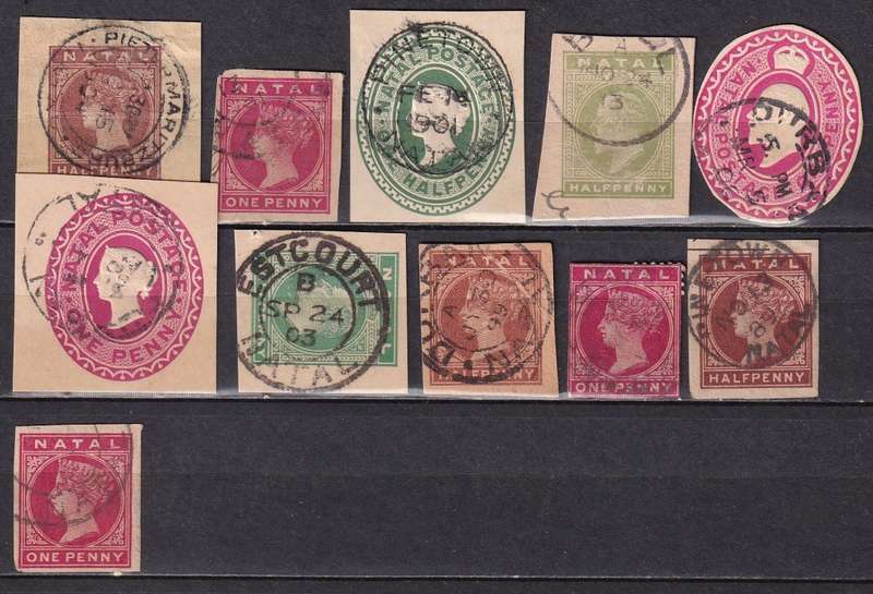 Natal 1882 > QV part sets (CA), used           ( faults, 2X SCANS)