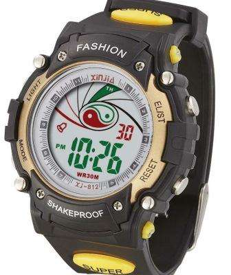 Shake-proof LCD digital watch