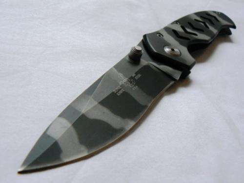 Super Cobra Camo Pocket Knife USA