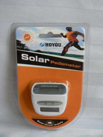 Solar Pedometer (Step Count) Counter for Health and good life