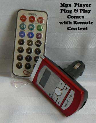 Car FM Transmitter Plug and Play supports MP3 interface