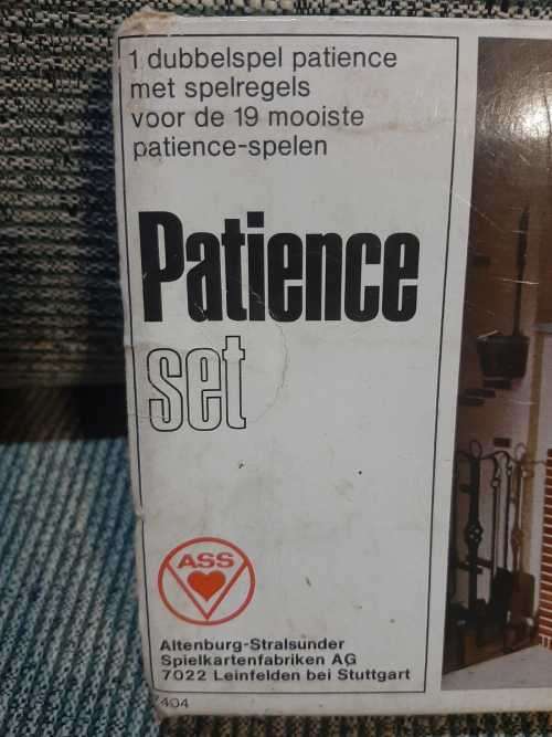 Vintage Patience playing card set
