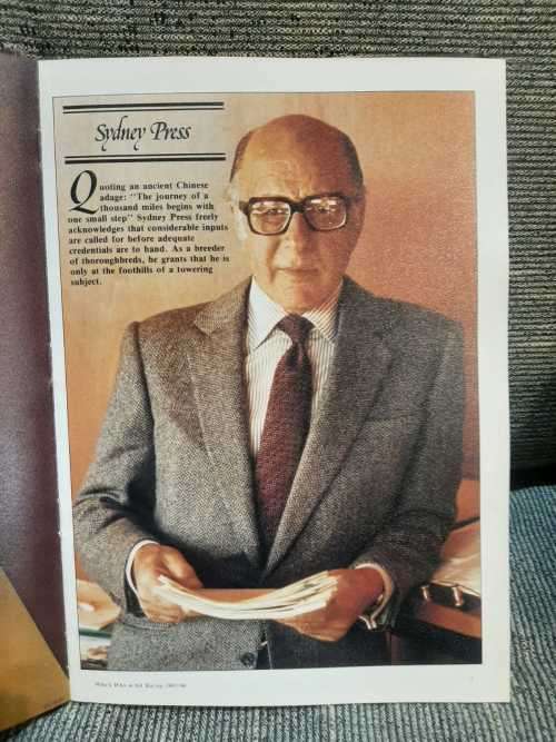 Who`s Who in South African horse racing.  1983/1984