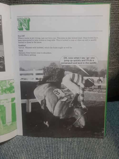 The world`s best horseracing book ever.  By Gary Alderdice