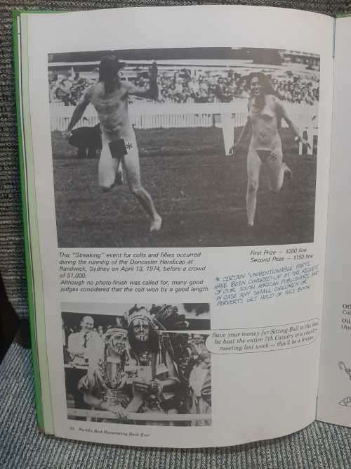 The world`s best horseracing book ever.  By Gary Alderdice
