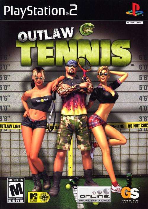 Outlaw Tennis PS2 Secondhand Good Condition