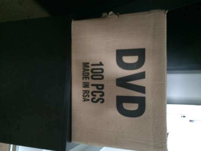 100 Empty DVD Cases (Black)  Brand New