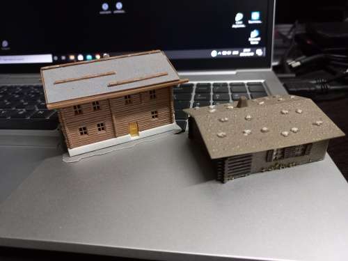 N Scale KIBRI Mountain lodges