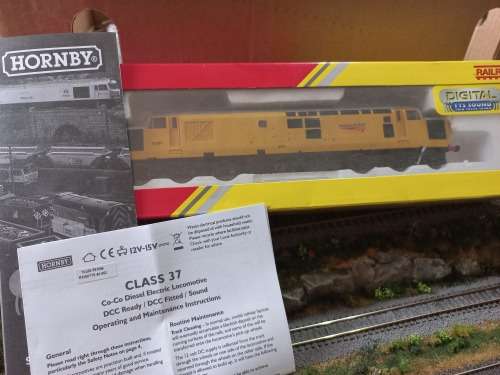 Hornby HO Class 37 Co-Co Diesel Locomotive - DCC with Sound Fitted