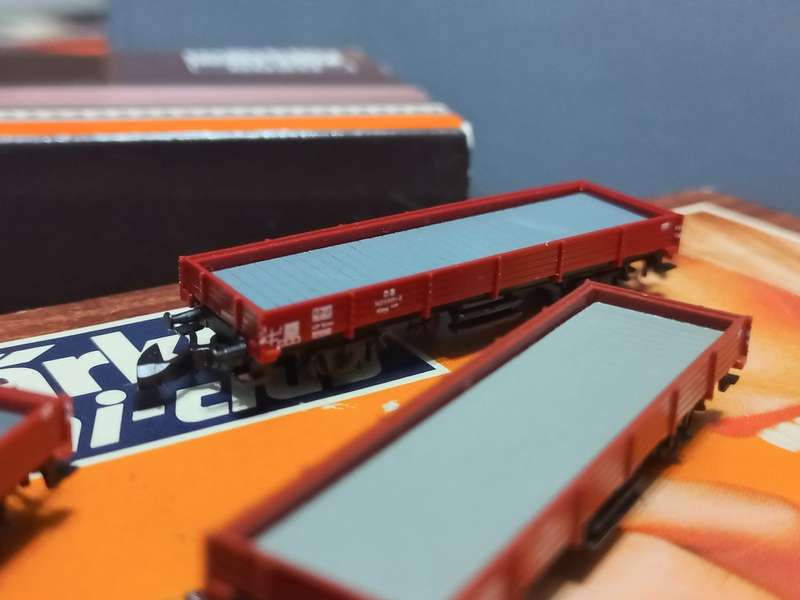 Marklin 8610 Low Side Car, German Federal Railroad (DB) (unboxed)