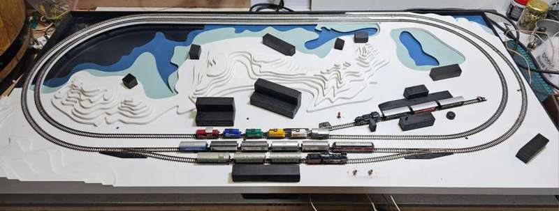 Marklin z scale Layout - 1150x550mm