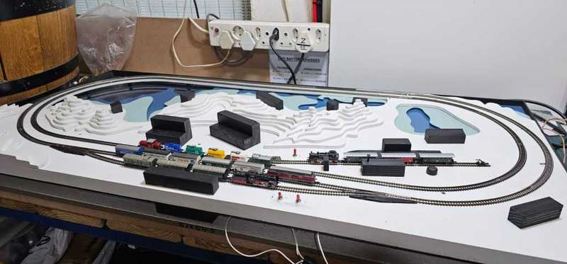 Marklin z scale Layout - 1150x550mm