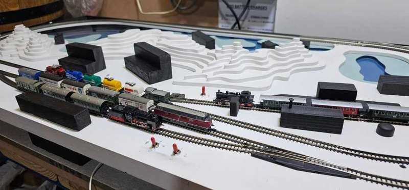 Marklin z scale Layout - 1150x550mm
