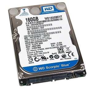 160GB SATA NOTEBOOK 2.5" HARD DRIVE - WESTERN DIGITAL - NEW !