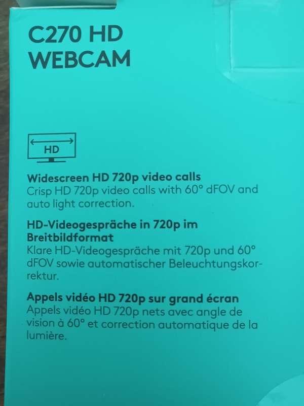 Logitech C270 HD Webcam