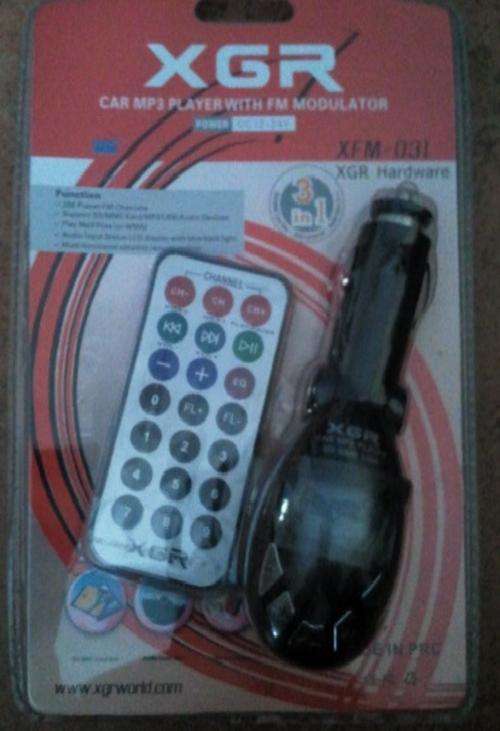 Brand new XGR Mp3 player with FM Modulator! R1 start. CRAZY!